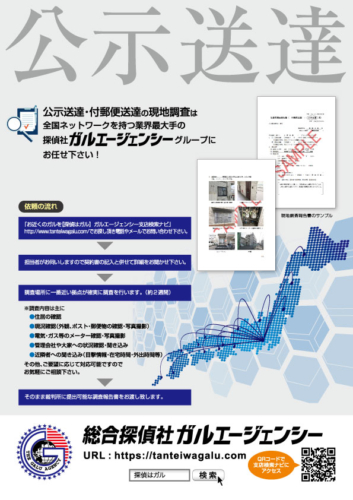 公示送達・付郵便送達（裏）